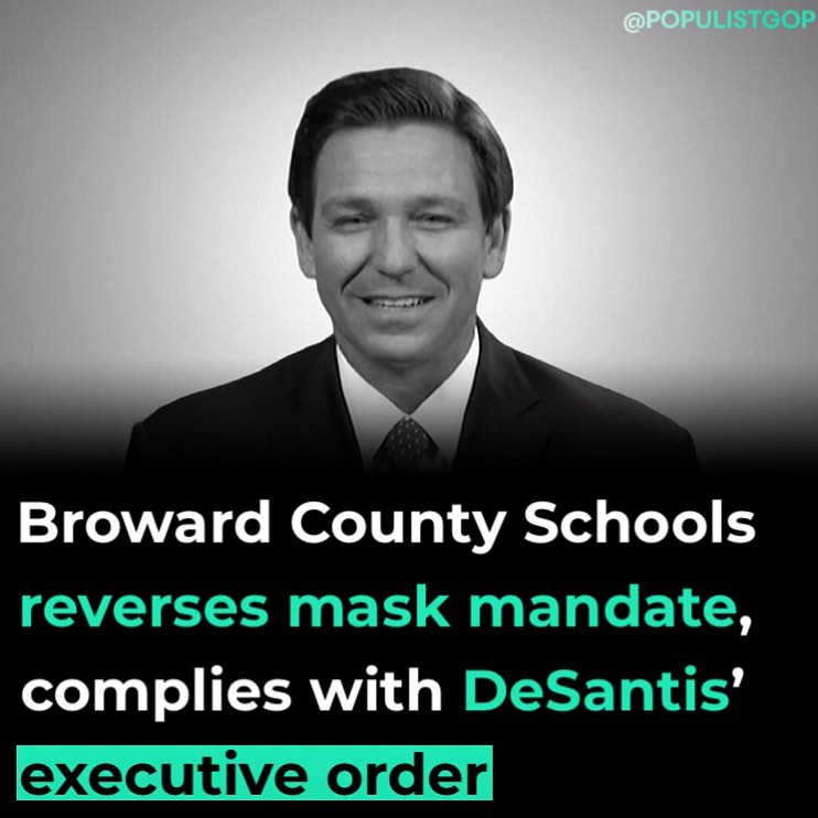 Read more about the article Broward County Schools reverses mask mandate, complies with DeSantis’ executive order