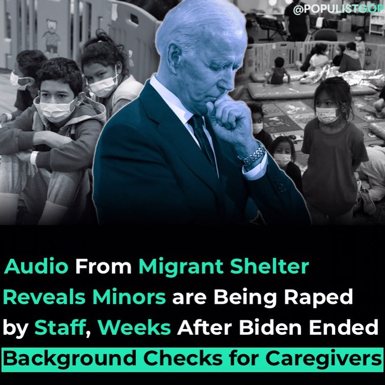 Read more about the article Audio From Migrant Shelter Reveals Minors are Being Raped by Staff, Weeks After Biden Ended Background Checks for Caregivers
