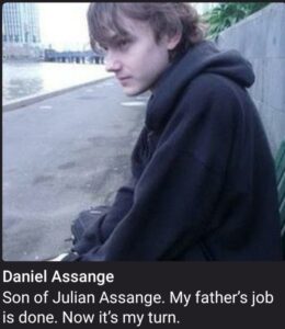 Read more about the article Daniel Assange Son of Julian Assange: My father’s job is done. Now it’s my turn.