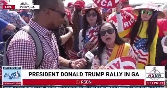 Read more about the article Bro she’s so based – President Trump Rally Georgia