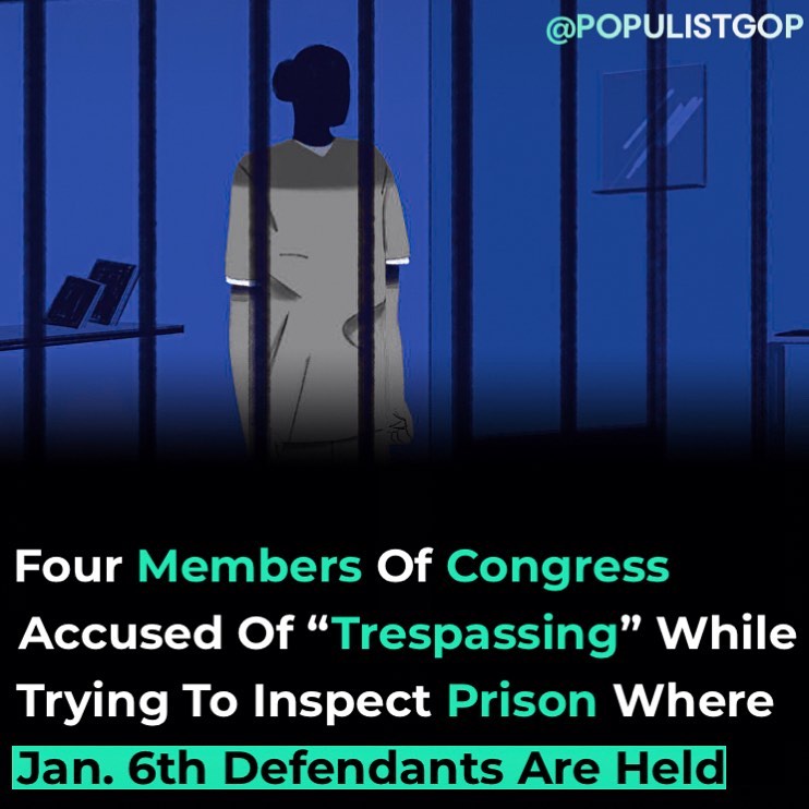Read more about the article Four GOP lawmakers were accused of “trespassing” at a Washington DC prison when
