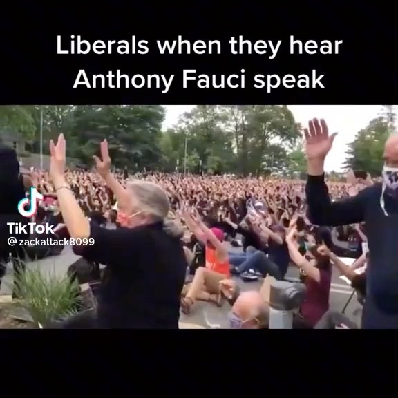 Read more about the article Liberals when they hear Anthony Fauci speak