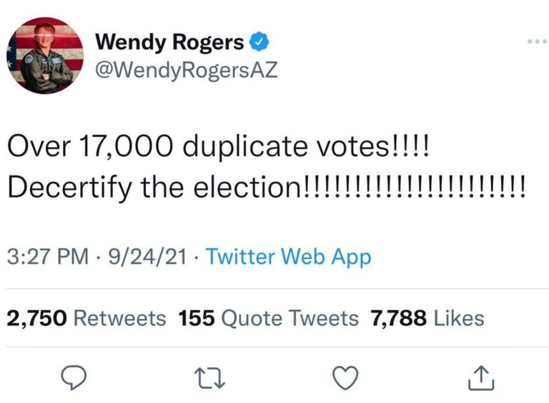 Read more about the article Over 17,000 duplicate votes! !!! Decertify the election!