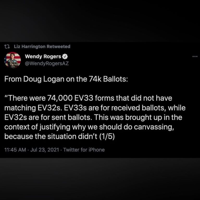 Read more about the article 6pm can be deadly ! From Doug Logan on the 74k Ballots: “There were 74,000 EV33 forms that did not have matching EV32s.