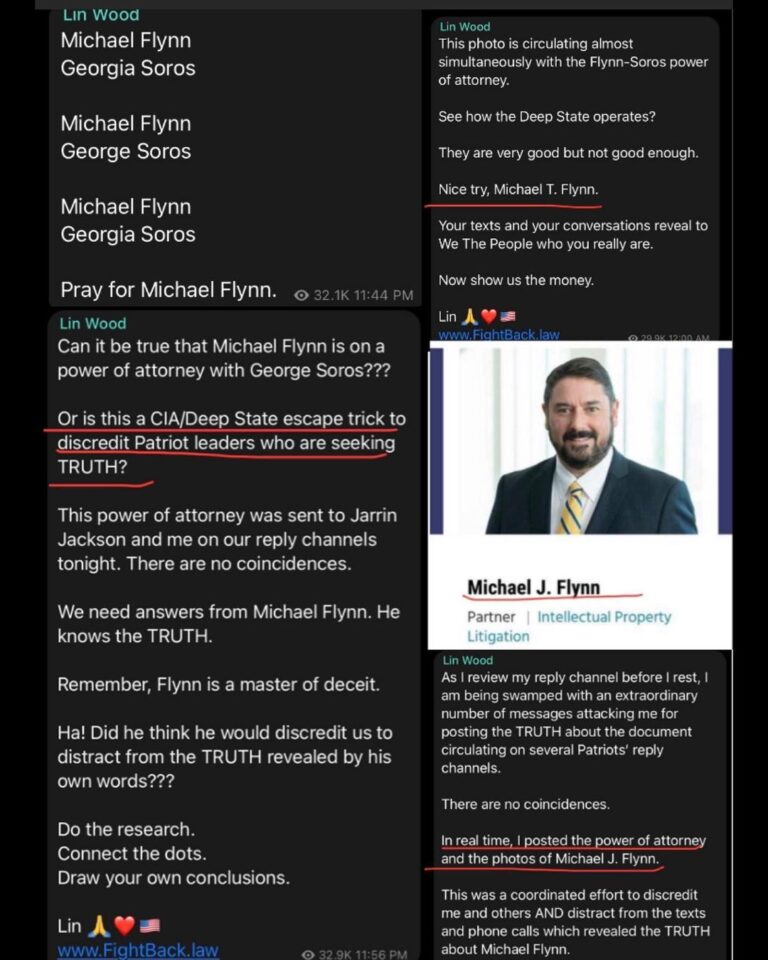 Read more about the article So wait which Micheal Flynn is he talking about? 

Michael J Flynn
Or Micheal T