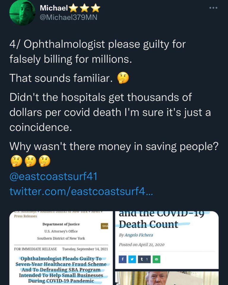 Read more about the article Pt 2 – Ophthalmologist please guilty for falsely billing for millions. That sounds familiar.