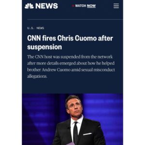 Read more about the article CNN fires Chris Cuomo after suspension