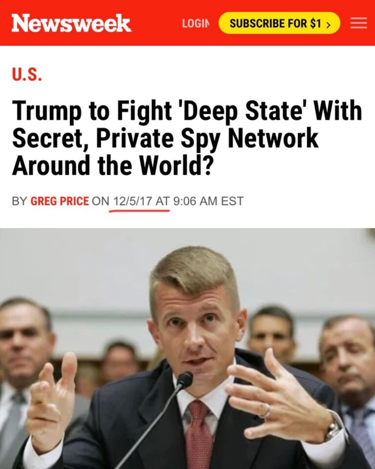 Read more about the article Trump to Fight ‘Deep State’ With Secret, Private Spy Network Around the World?