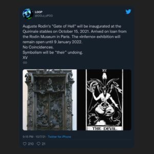 Read more about the article Auguste Rodin’s “Gate of Hell” will be inaugurated at the Quirinale stables on October 15, 2021.