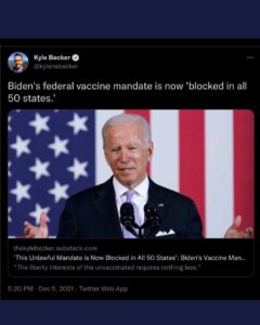 Read more about the article Biden’s federal vaccine mandate is now ‘blocked in all 50 states.’
