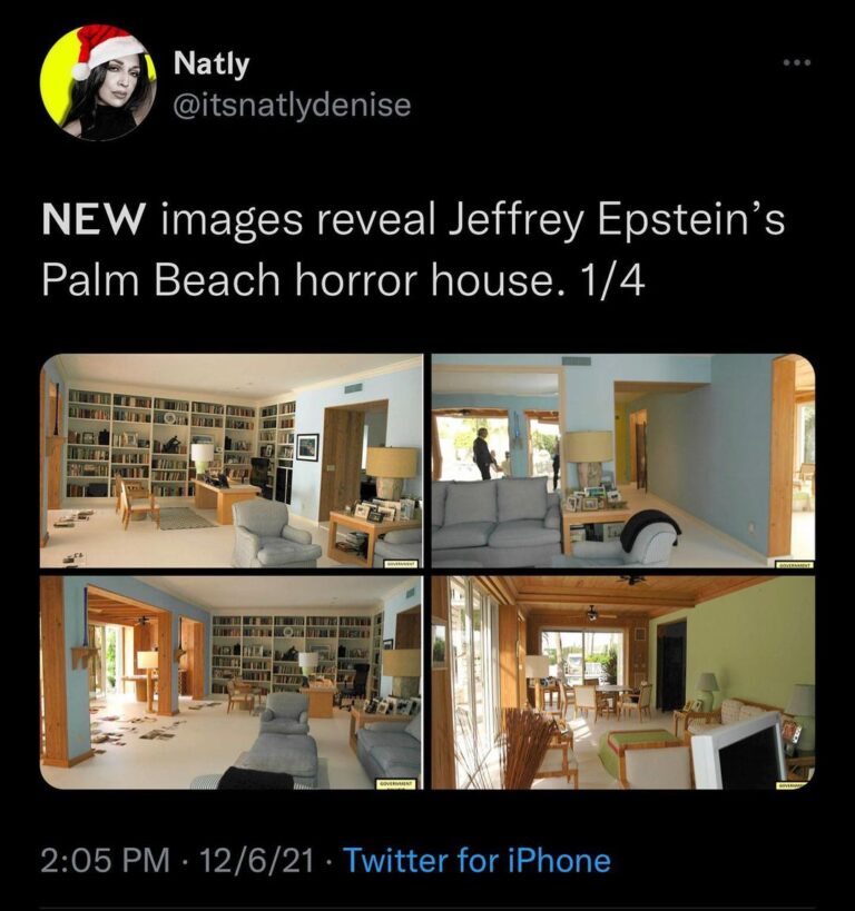 Read more about the article NEW images reveal Jeffrey Epstein’s Palm Beach horror house