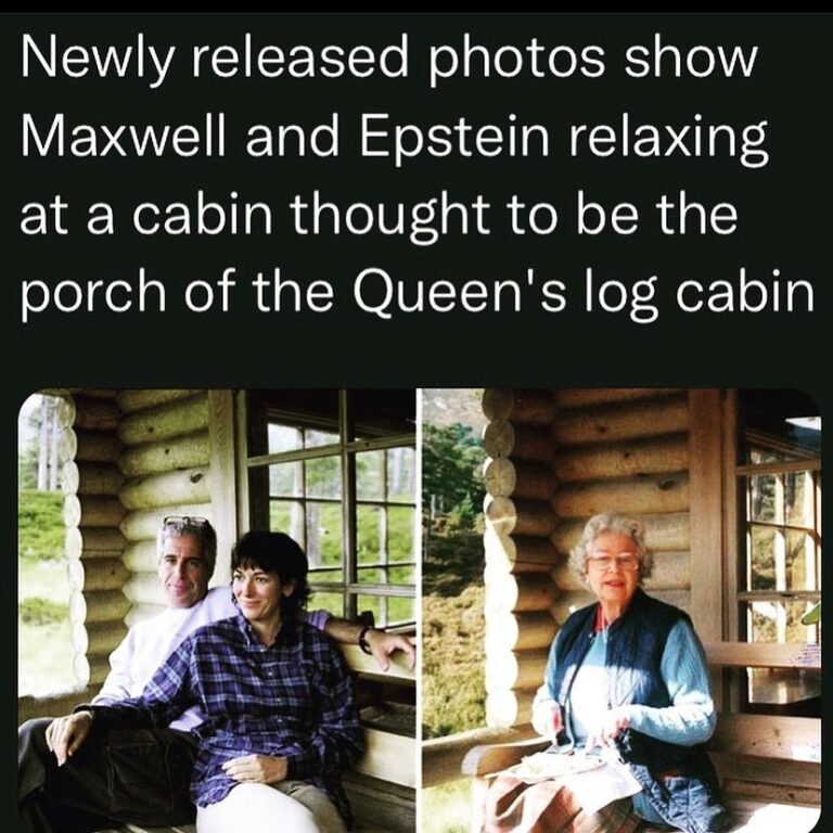 Read more about the article RP  – well isnt that dasting – Newly released photos show Maxwell and Epstein relaxing at a cabin thought to be the porch of the Queen’s log cabin