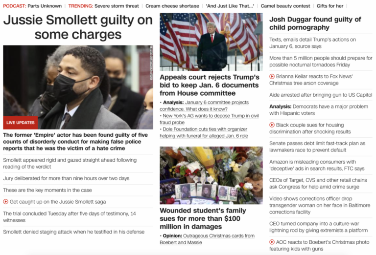 Read more about the article Jussie Smollet guilty on 5 out of 6 charges, December 9, 2021