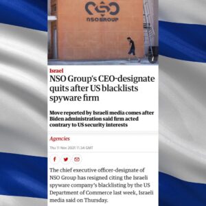 Read more about the article NSO Group’s CEO-designate quits after US blacklists sDvware firm