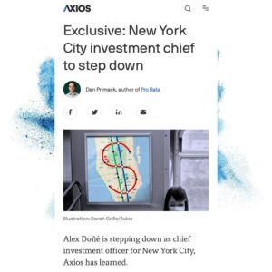 Read more about the article Exclusive: New York City investment chief to step down