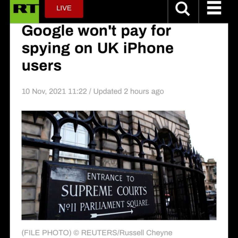 Read more about the article Google won’t pay for spying on UK iPhone users