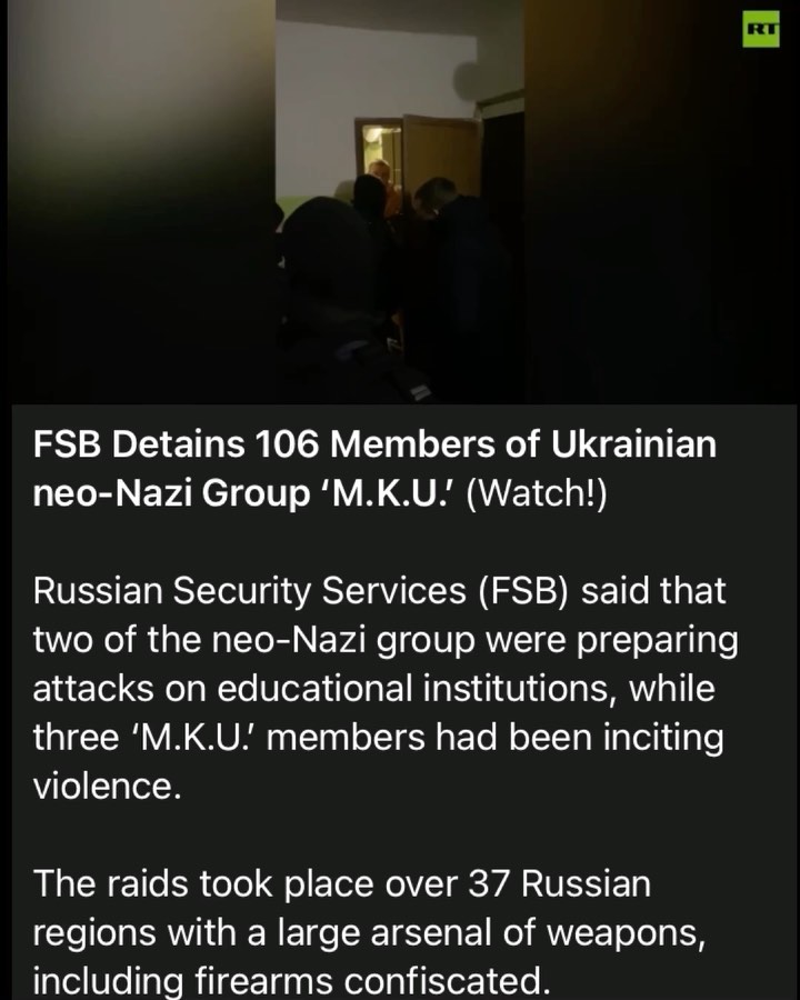 Read more about the article Russian Security Services (FSB) said that two of the neo-Nazi group were preparing attacks on educational institutions, while three IM.K.U.’ members had been inciting violence.