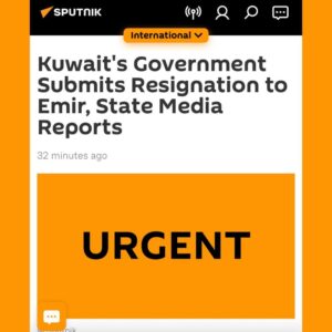 Read more about the article Kuwait’s Government Submits Resignation to Emir, State Media Reports