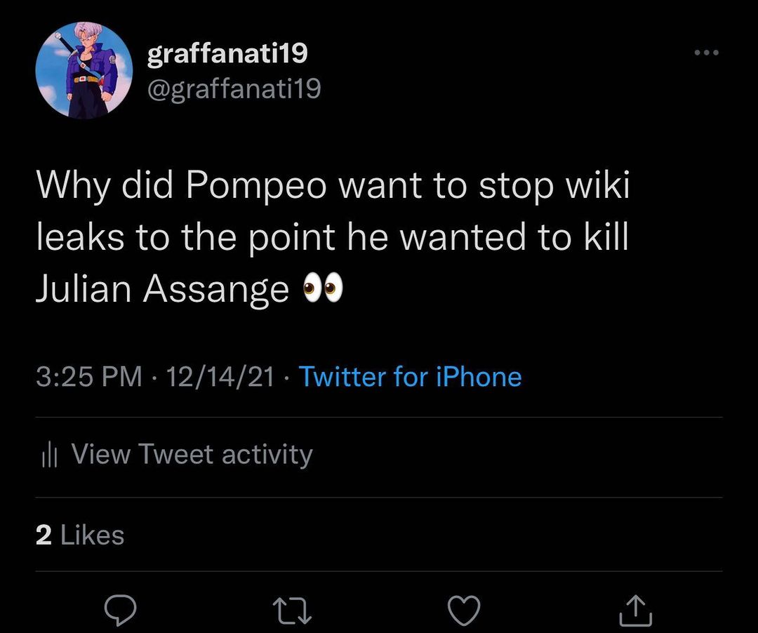 You are currently viewing Why did Pompeo want to stop wiki leaks to the point he wanted to kill Julian Assange