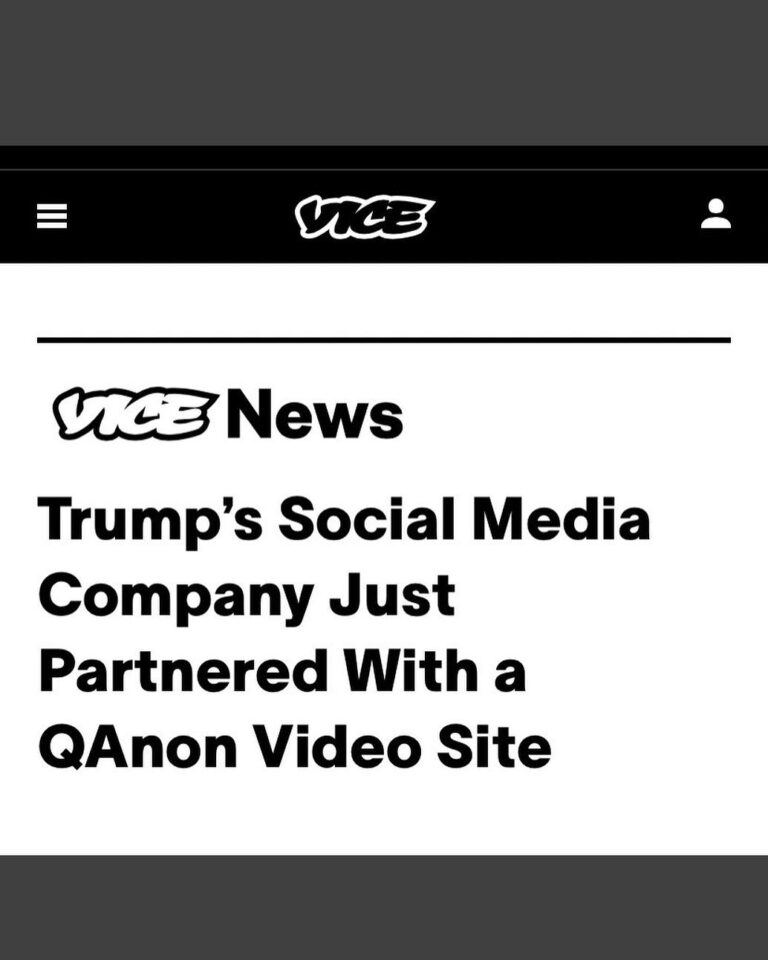 Read more about the article Trump’s Social Media Company Just Partnered With a QAnon Video Site