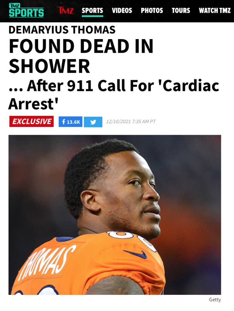 Read more about the article The Jesus Symbol and Why Demaryius Thomas Died in the Shower