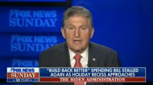 Read more about the article BREAKING: Manchin says he ‘cannot vote’ for Build Back Better: ‘I’ve done everything humanly possible’