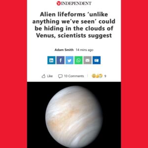 Read more about the article Alien lifeforms ‘unlike anything we’ve seen’ could be hiding in the clouds of Venus, scientists suggest