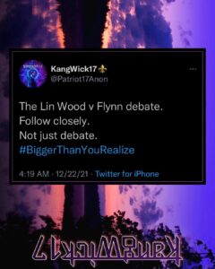 Read more about the article The Lin Wood v Flynn debate. Follow closely. Not just debate. #BiggerThanYouRealize