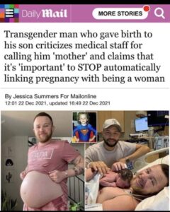 Read more about the article Transgender man who gave birth to his son criticizes medical staff for calling him ‘mother’ and claims that it’s ‘important’ to STOP automatically linking pregnancy with being a woman