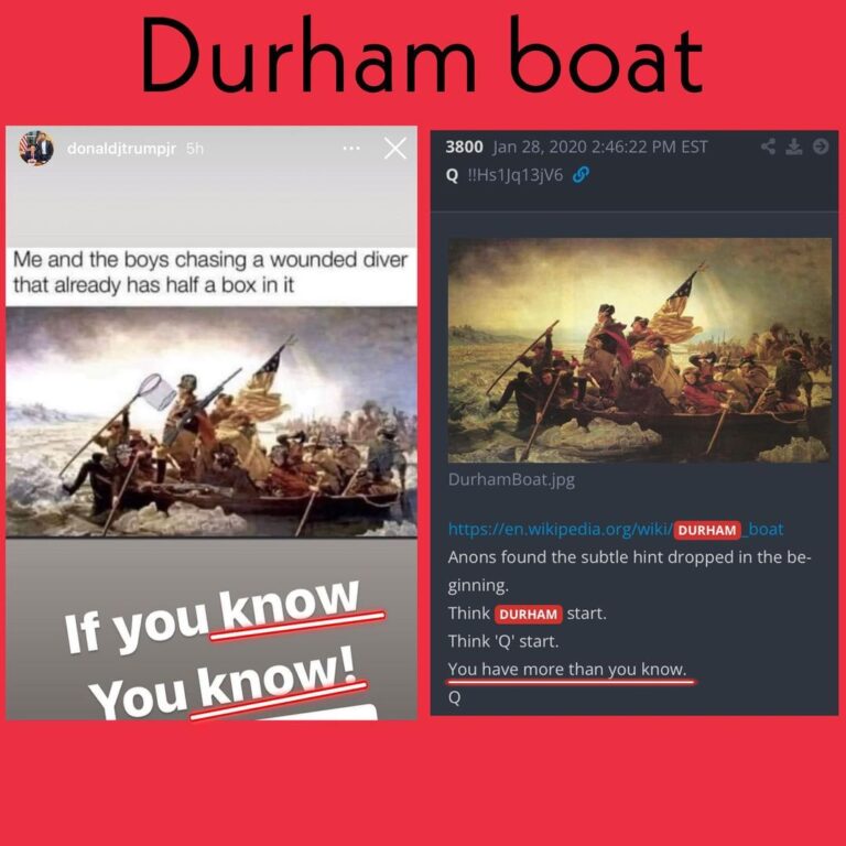 Read more about the article If you know you know:Durham boat.Military intelligence.