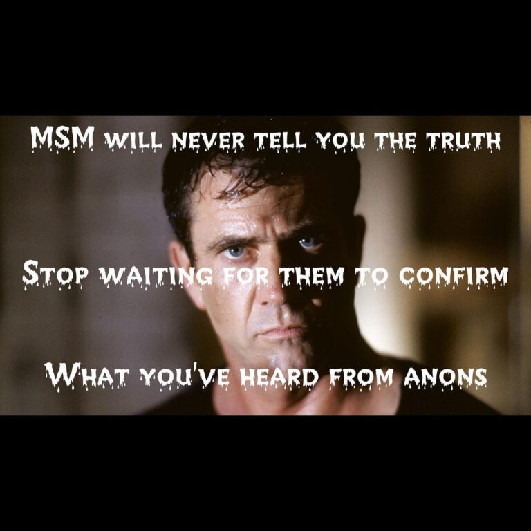 Read more about the article MSM WILL NEVER TELL you THE TRUTH STOP WAITI F THEM CONFIRM WHAT you’v HEARD FROM ANONS