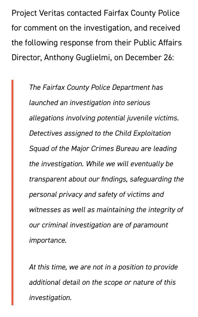 Read more about the article BREAKING: Fairfax County Police Confirm Jake Tapper’s producer is under investigation by the Child Exploitation Squad following Project Veritas reporting