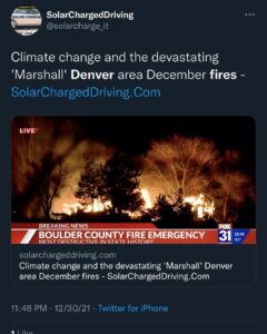 Read more about the article Climate change and the devastating ‘Marshall’ Denver area December fires – SolarChargedDriving.Com