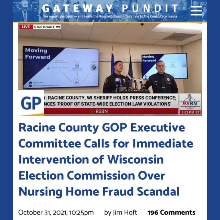 Read more about the article Racine County GOP Executive Committee Calls for Immediate Intervention of Wisconsin Election Commission Over Nursing Home Fraud Scandal