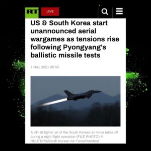 Read more about the article [War]games have begun – US & South Korea start unannounced aerial wargames as tensions rise following Pyongyang’s ballistic missile tests