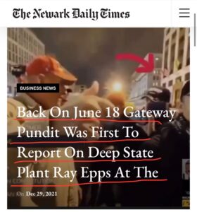 Read more about the article All I hear is Ray Epps this and Ray Epps that, I broke the Ray Epps story in the Gateway pundit….but now I see why this was done.