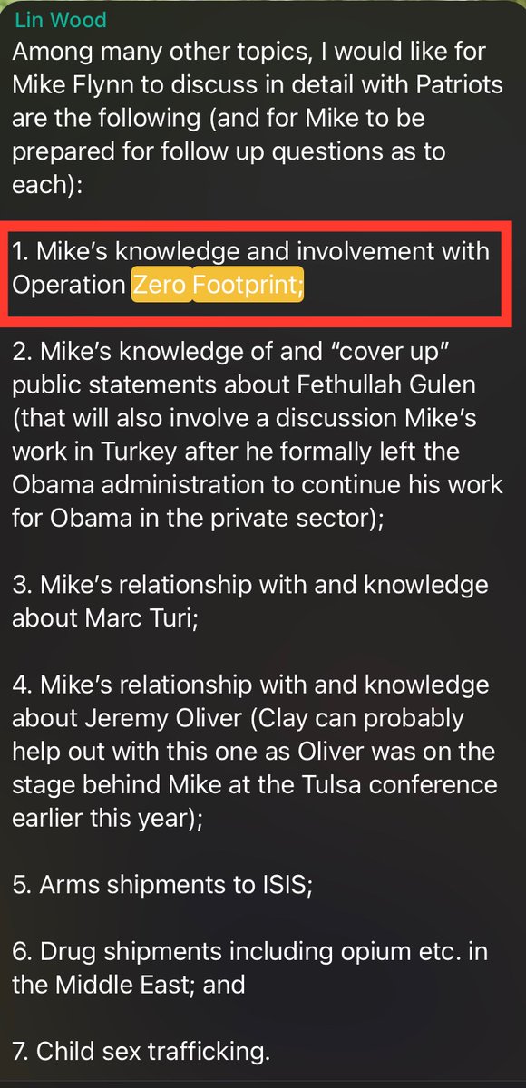 Read more about the article @kagbro88 @lastcallcarAmong many other topics, I would like for Mike Flynn to discuss in detail with Patriots are the following (and for Mike to be prepared for follow up questions as to each):avan @USSOCOM