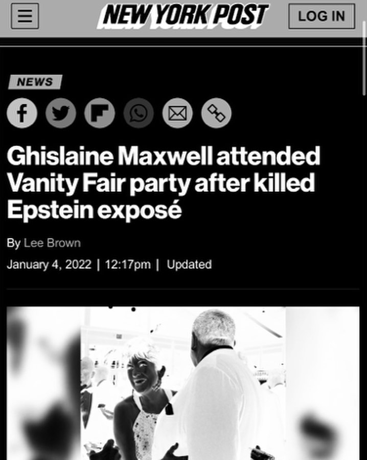 Read more about the article Ghislaine Maxwell attended Vanity Fair party after killed Epstein exposé