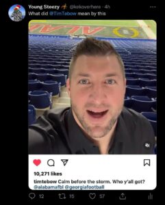 Read more about the article Storm Watch  anyone else seeing the EBS colors lately?
•
(Yes — I think  is talk