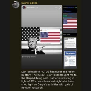 Read more about the article Dan  pointed to POTUS flag tweet in a recent IG story. The 23:30 TS or 11:30 bro