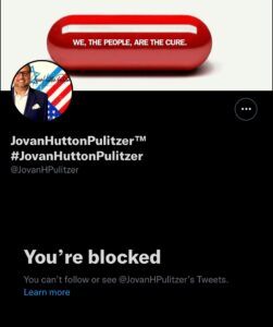 Read more about the article SOMEBODY TELL COMMANDER @JOVANHPULITZER TO UNBLOCK ME, I WANNA SEE HIS FILTHY HE