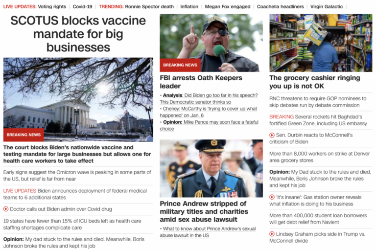 Read more about the article Supreme Court blocks nationwide vaccine and testing mandate for companies with 100+ employees, January 13, 2022