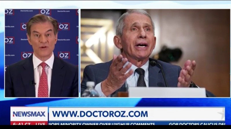 You are currently viewing GOP Senate Candidate Dr. Oz Challenges Dr. Fauci to COVID Debate