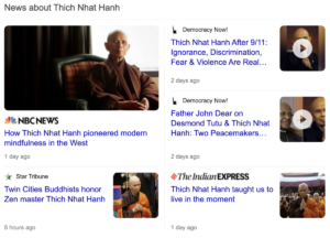 Read more about the article Thich Nhat Hanh dies on the Dalia Lamaâ€™s 201st day of his age, January 22, 2022