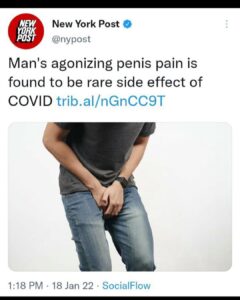 Read more about the article Lol first you’ll lose 1.5” now it’s penis pain