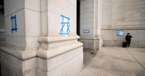 Read more about the article Suspect in Union Station swastika graffiti incident is illegal immigrant with long rap sheet, report