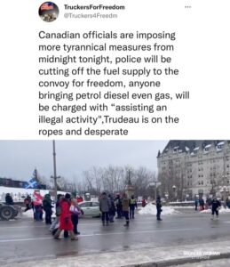Read more about the article Some Canada trucker convoy updates