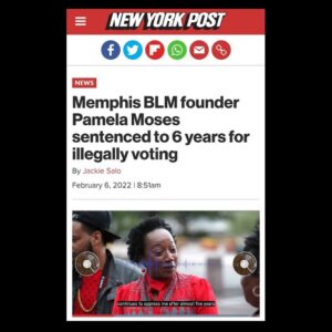 Read more about the article Memphis BLM founder Pamela Moses sentenced to 6 years for illegally voting