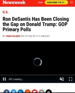 Read more about the article Ron DeSantis Has Been Closing the Gap on Donald Trump: GOP Primary Polls