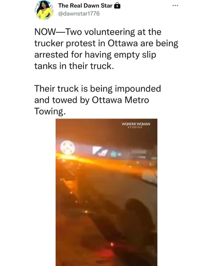 Read more about the article Canada updates  Shoutout to  and Truckers4Freedom ( on Twitter) for all the cont